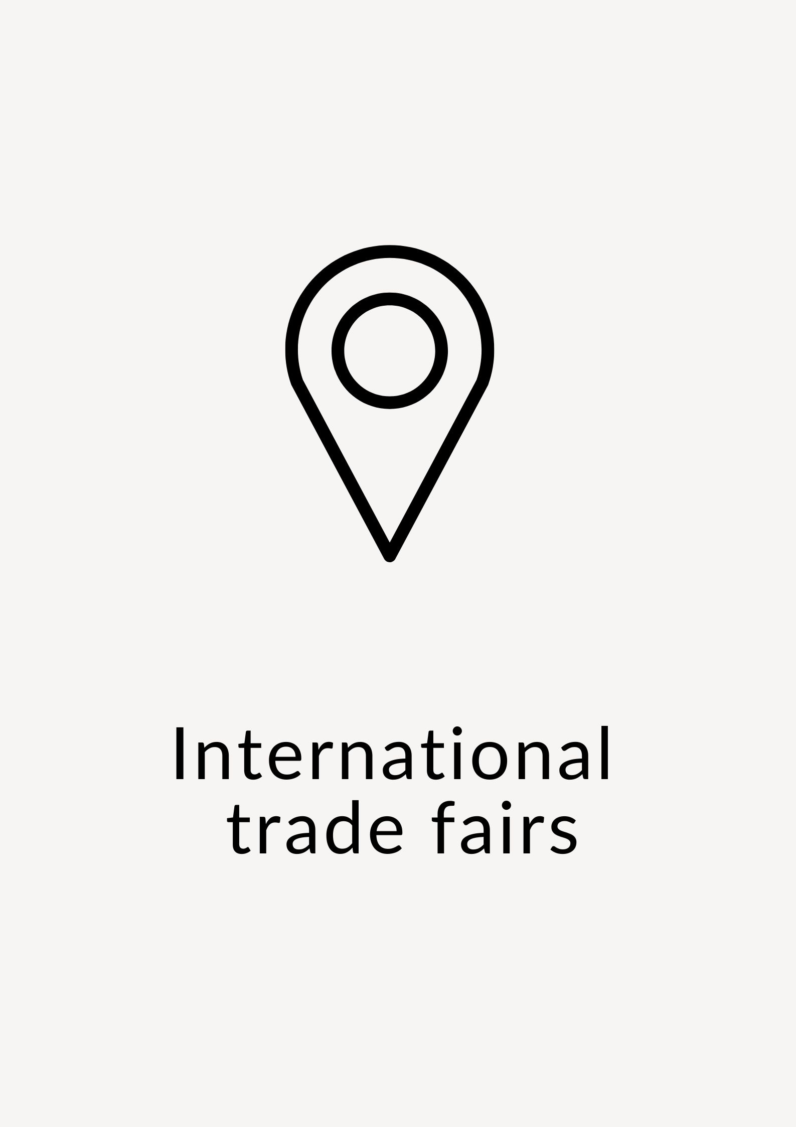 International trade fairs